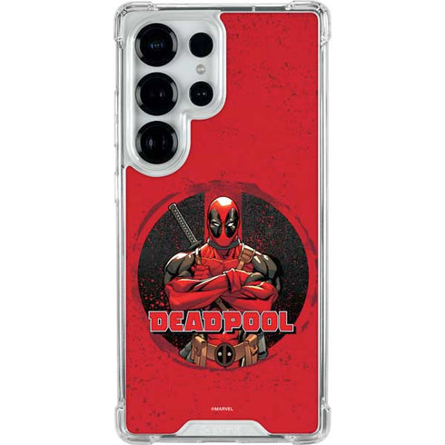 Marvel Deadpool Wade Wilson Galaxy S25 Ultra Clear Case
